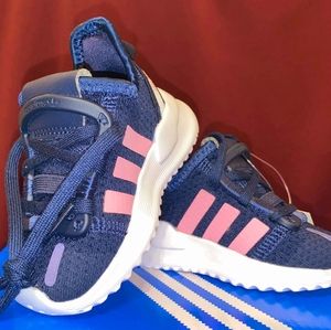 Adidas Toddler U_Path Run I Navy and Lt Pink size